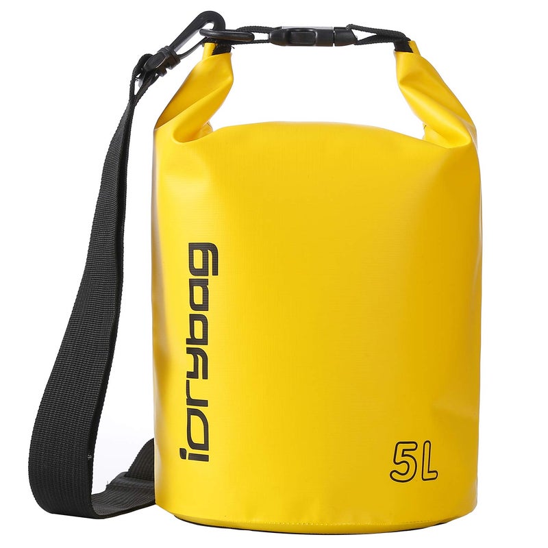 IDRYBAG Dry Bag for Kayaking Waterproof 2L/5L/10L/15L/20L, Small Dry Sack Waterproof Bag for Boating - Image 1